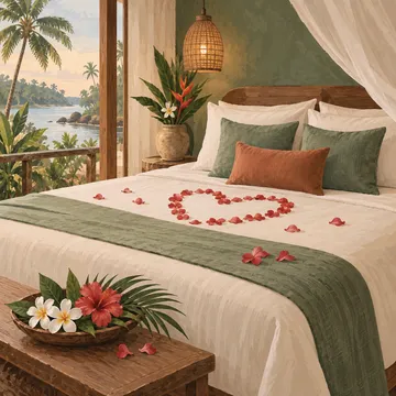 AI illustration: honeymoon